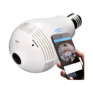 Câmera Panorâmica 360° Wifi Ip+lâmpada Led Com Audio It-Blue SC-B36