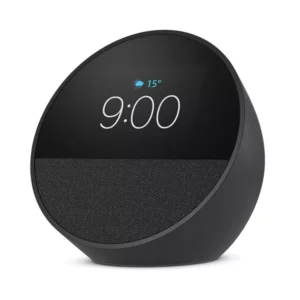 Echo Spot com Alexa | Despertador inteligente com som vibrante