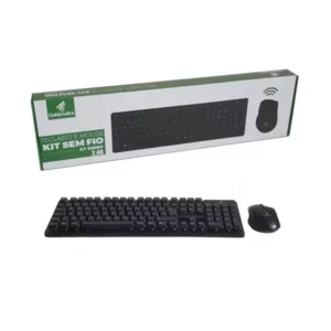 Kit Teclado e Mouse sem fio 2,4G Goldenultra GT-K9880