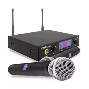 Microfone UHF s/ fio Lelong LE-907